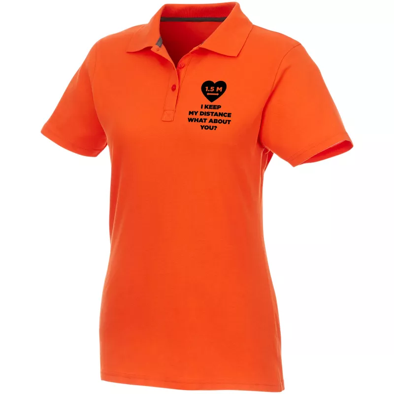 Helios - koszulka damska polo z krótkim rękawem - Pomarańczowy (38107-ORANGE)