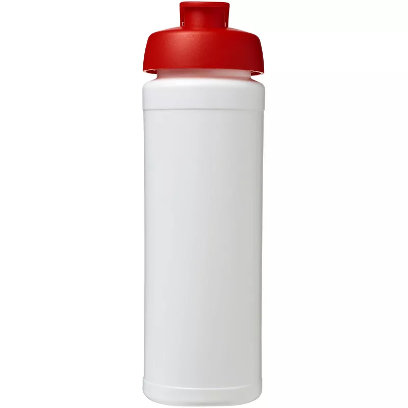 Bidon Baseline® Plus o pojemności 750 ml z wieczkiem zaciskowym i uchwytem - Biały-Czerwony (21007403)