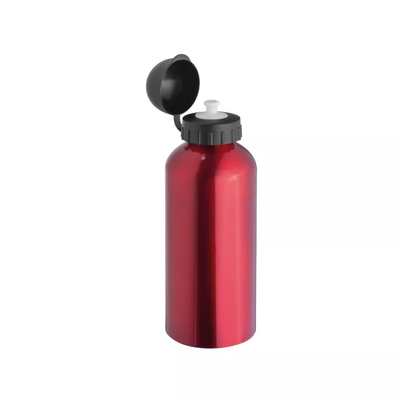 Bidon metalowy CHARLOTTE 600 ml - czerwony (571005)