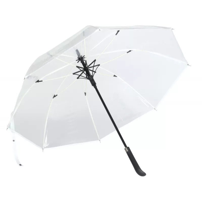 Przezroczysty parasol reklamowy VIP - biały (56-0103402)
