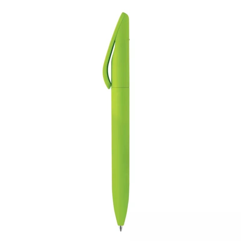 Długopis Slash z delikatnym wykończeniem Wyprodukowany w Niemczech - jasnozielony (LT80110-N0032)