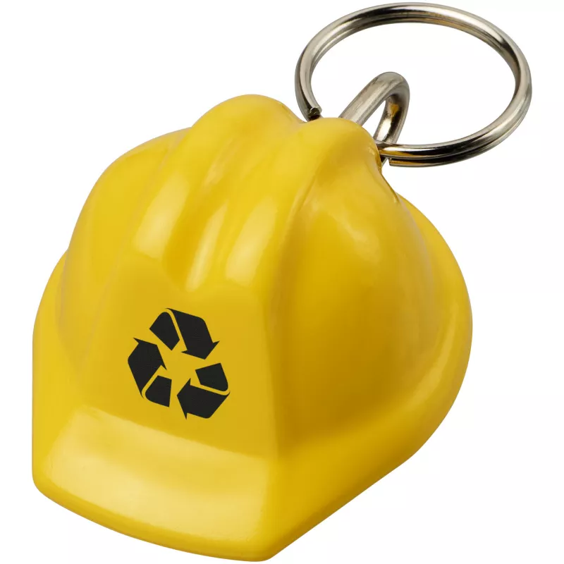 Kolt brelok do kluczy z materiałów z recyklingu w kształcie kasku - Żółty (21018911)