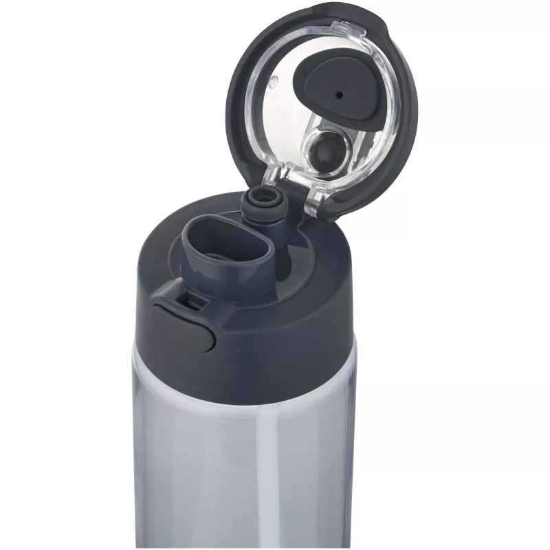 Bidon na wodę Theron o pojemności 700 ml, wykonany z tworzywa sztucznego pochodzącego z recyklingu (RCS), z pokrywką o podwój - Hale Blue (10095055)
