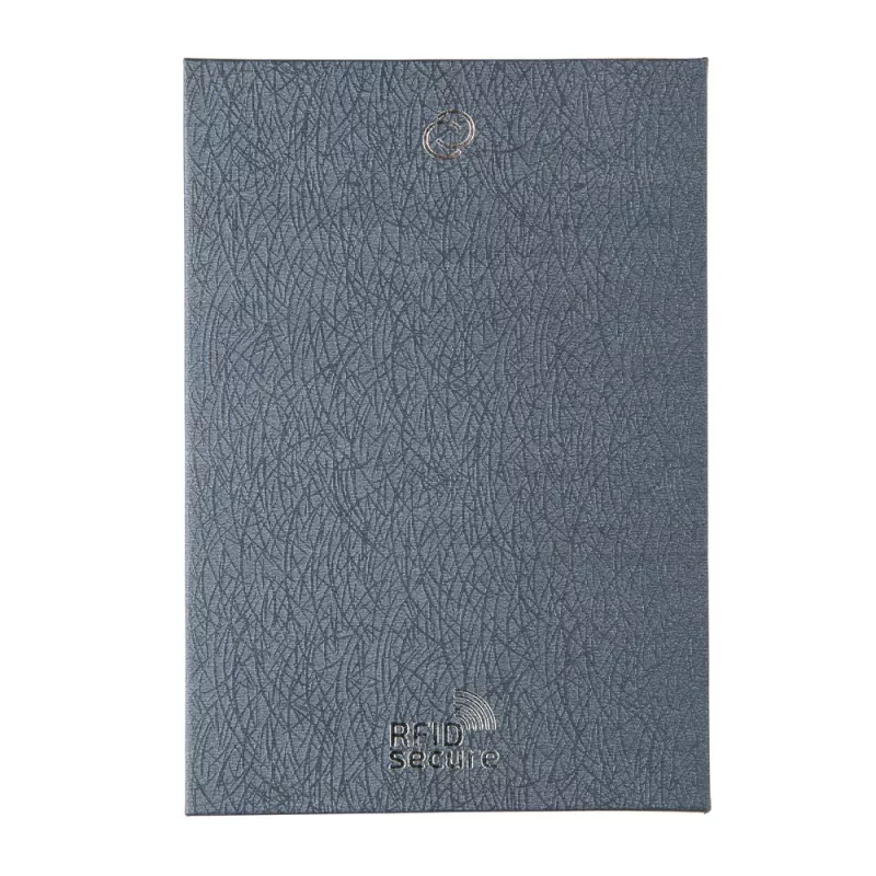 Etui na karty kredytowe i portfel C-Secure, ochrona RFID - czarny, srebrny (P850.511)