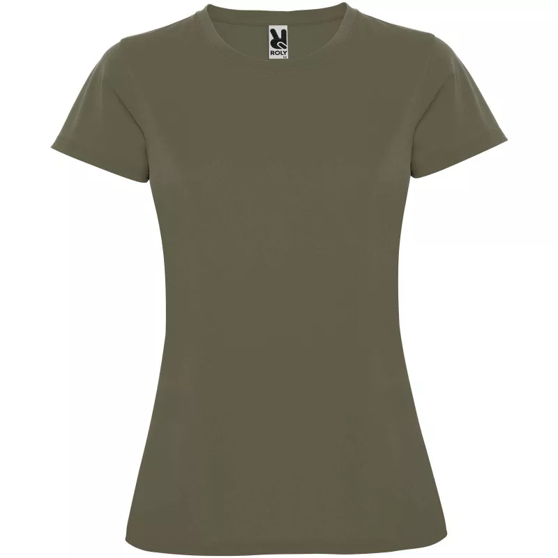 Damska koszulka poliestrowa 150 g/m² ROLY MONTECARLO WOMAN 0423 - Militar Green (R0423-MILIGRN)