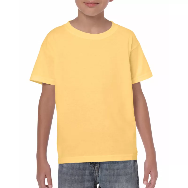 Koszulka bawełniana 180 g/m² Gildan Heavy Cotton™ - DZIECIĘCA - Yellow Haze  (5000B-YELLOW HAZE)