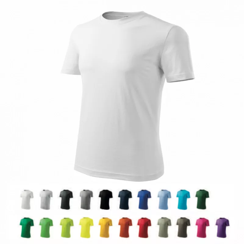Koszulka reklamowa bawełniana 145 g/m² MALFINI CLASSIC NEW 132 - Biały (ADLER132-BIAŁY)
