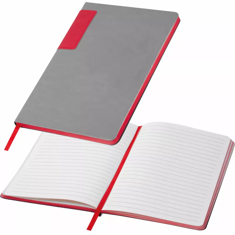Notatnik A5 w linię EVAN - czerwony (2547705)