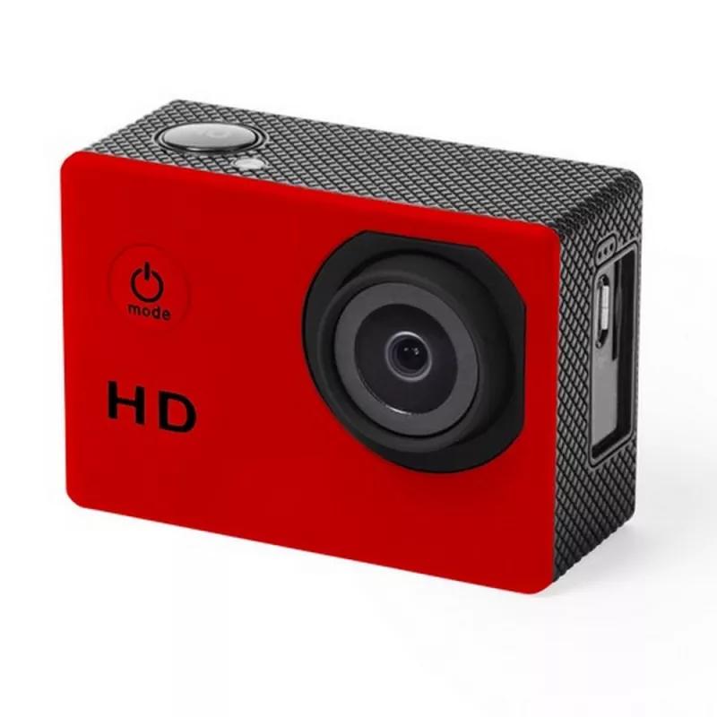 Kamera sportowa HD - czerwony (V9691-05)
