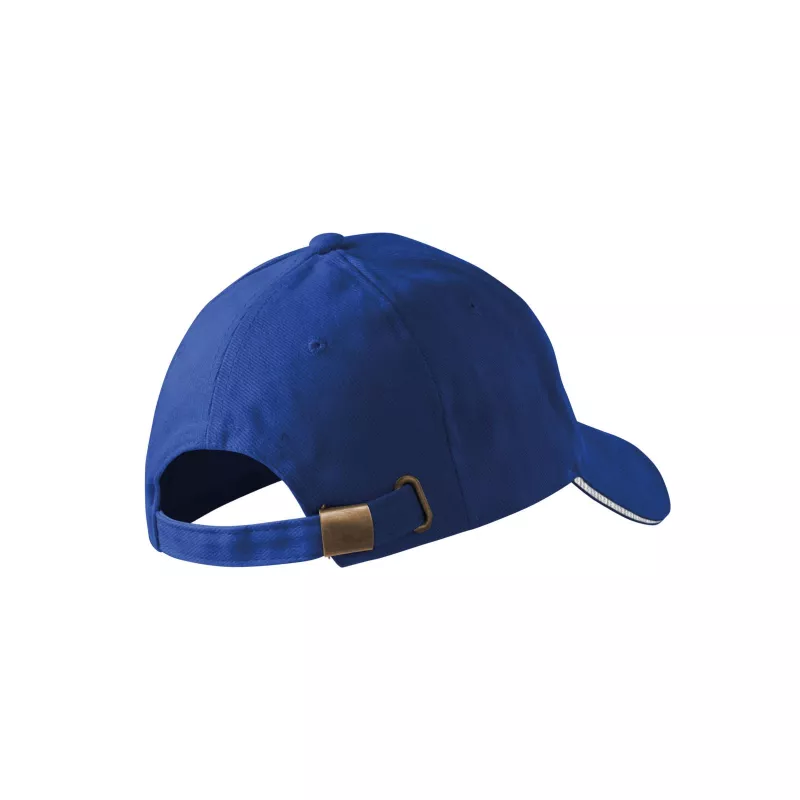 Reklamiowa czapka z daszkiem Malfini SANDWICH 6P 306 - Chabrowy (ADLER306-CHABROWY)