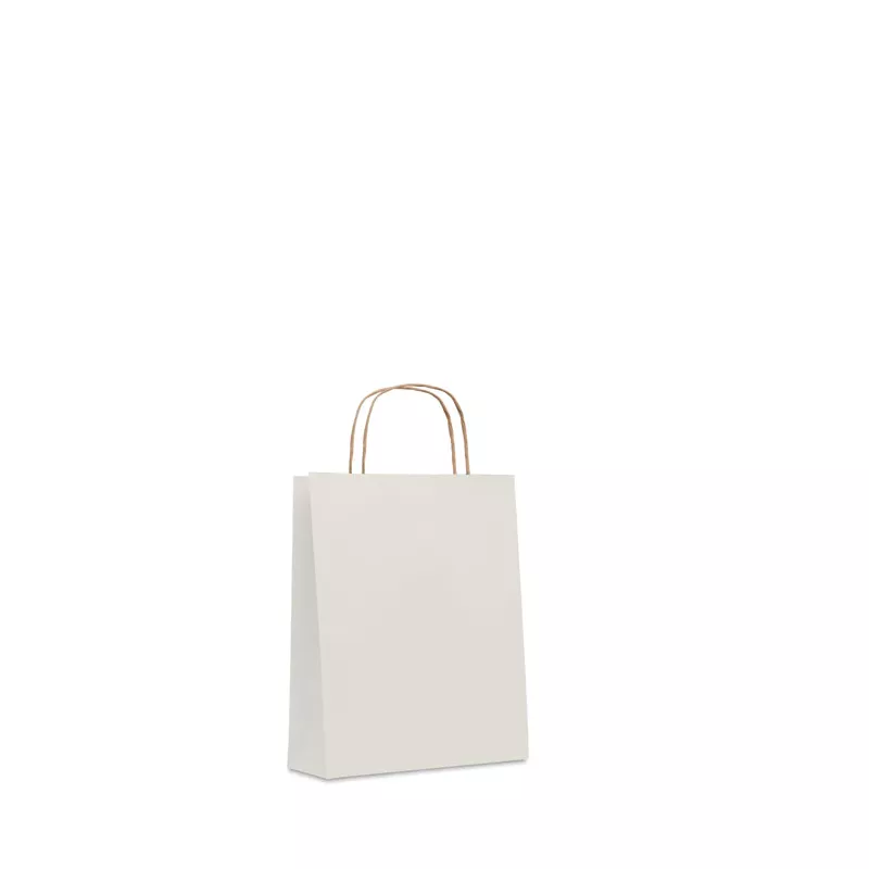 Torba prezentowa papierowa mała 90 g/m² PAPER TONE S - Bialy (MO6172-06)