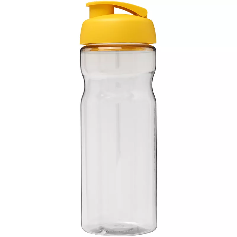 Bidon H2O Base® o pojemności 650 ml z wieczkiem zaciskowym - Przezroczysty-Żółty (21004510)