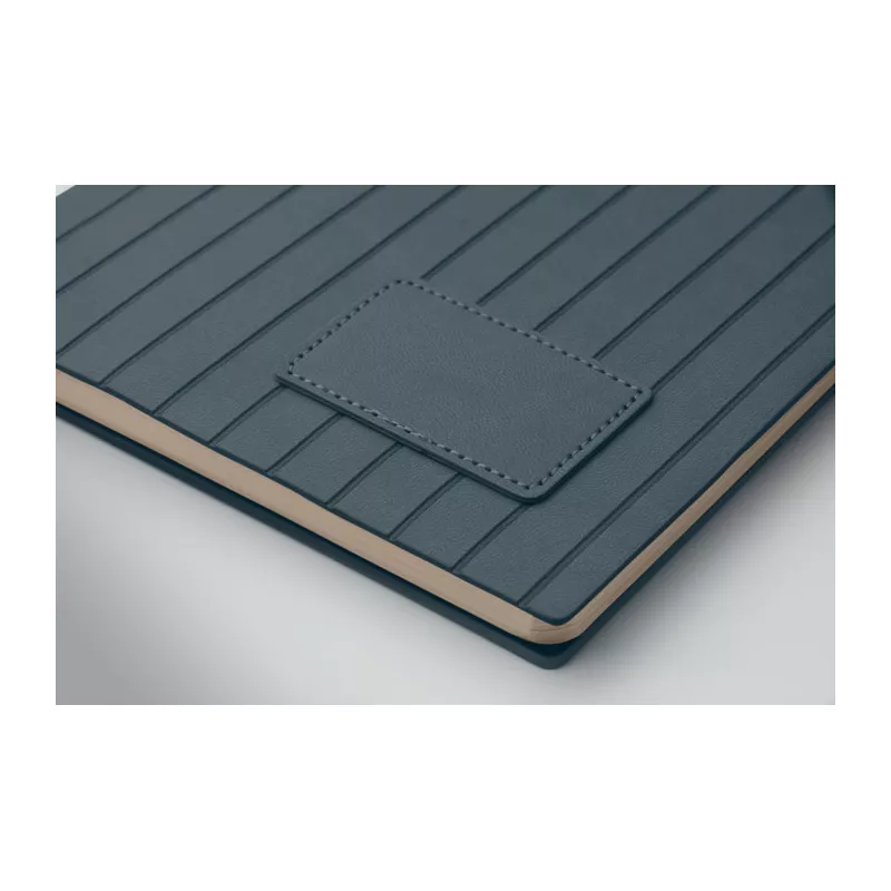 Notes A5 w okładce z PU 80 kartek w linię TINTRAY - Niebieski (MO2663-04)
