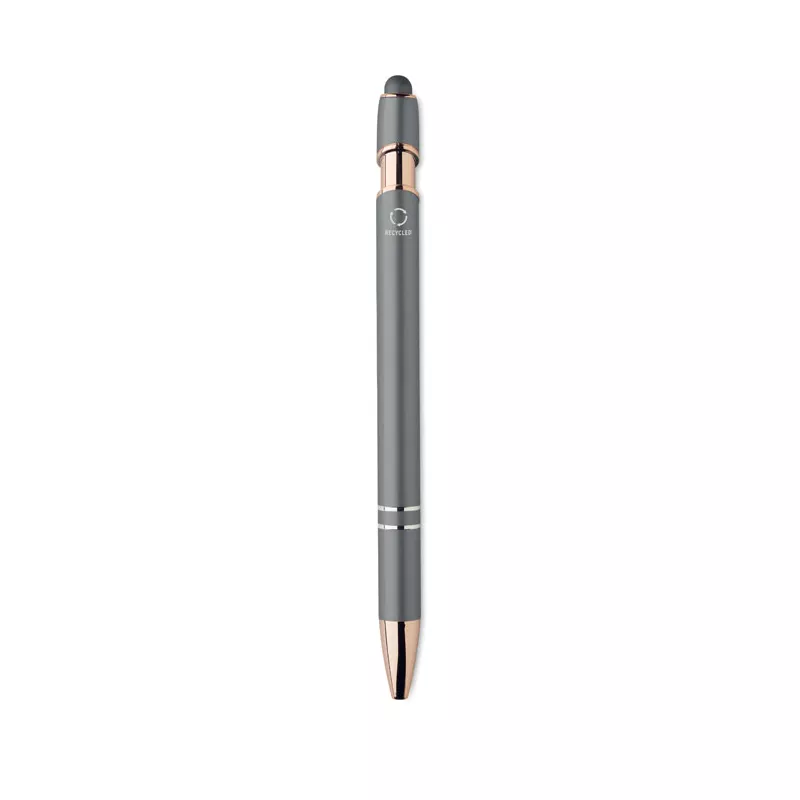 Długopis z aluminium z recyklingu SCRIBBLE - Kamienny Szary (MO2380-15)