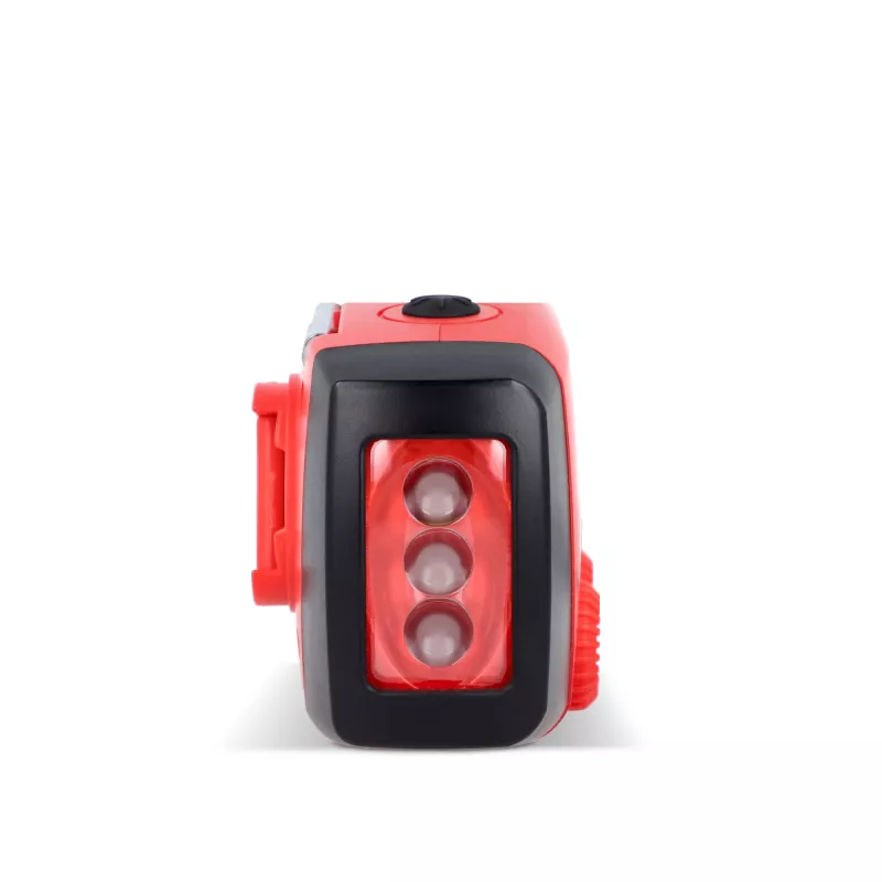 SafeSound Radio awaryjne zasilane energią słoneczną i korbką - czerwony (LT95607-N0021)