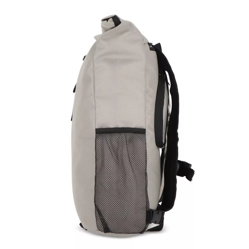 Plecak rowerowy R-PET 600D Rolltop 20L - szary (LT95351-N0061)