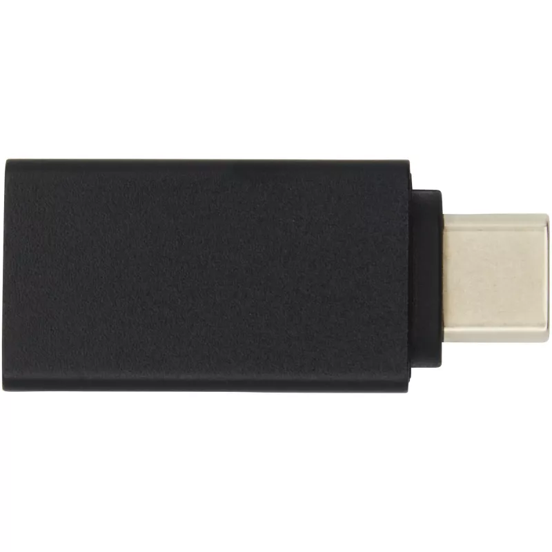Aluminiowa przejściówka z USB-C na USB-A 3.0 Adapt - Czarny (12421090)