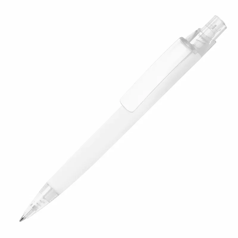 Długopis plastikowy soft-touch ORLANDO - biały (1561506)
