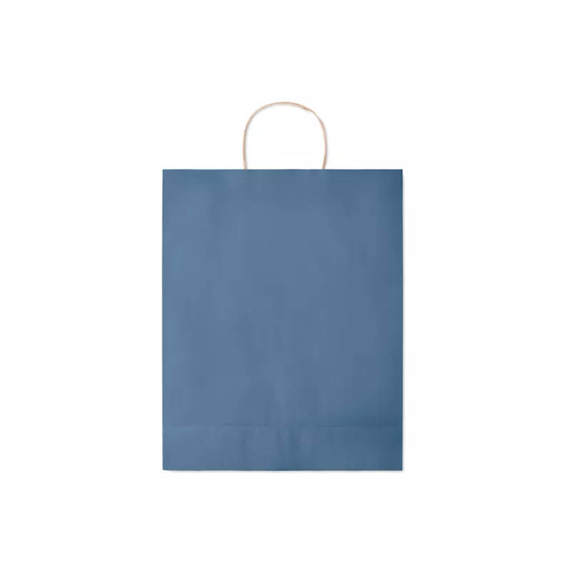 Torba prezentowa papierowa duża 90 g/m² PAPER TONE L - Niebieski (MO6174-04)