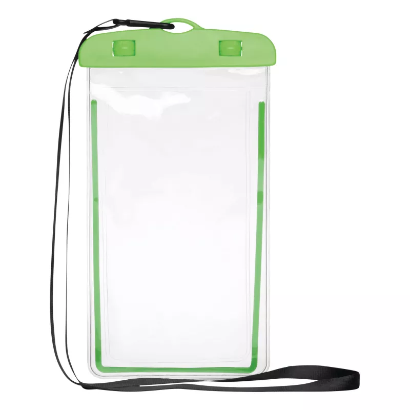 Torebka na telefon - transparentny, zielone jabłko (56-0404928)