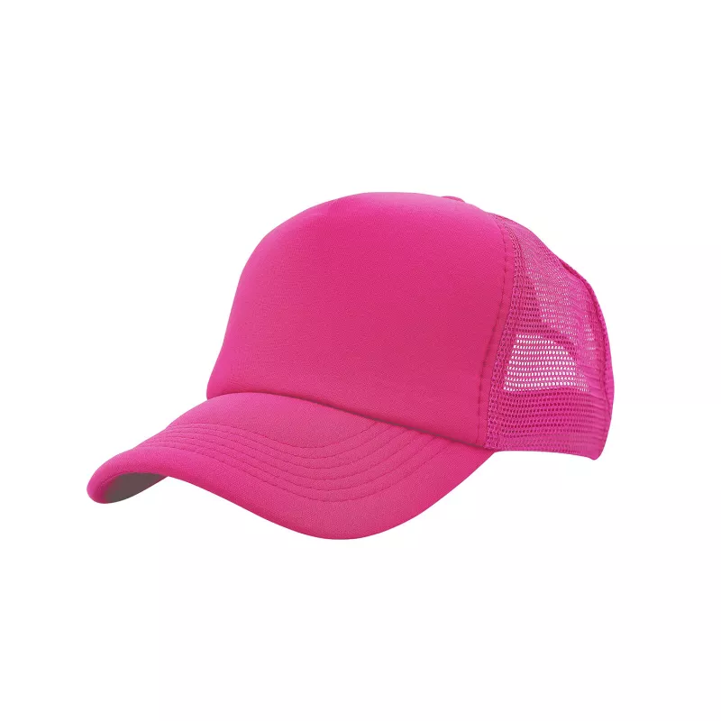 Czapka z daszkiem typu trucker z poliestru 120 g/m² #3803 - Różowy (HW-3803-PINK)