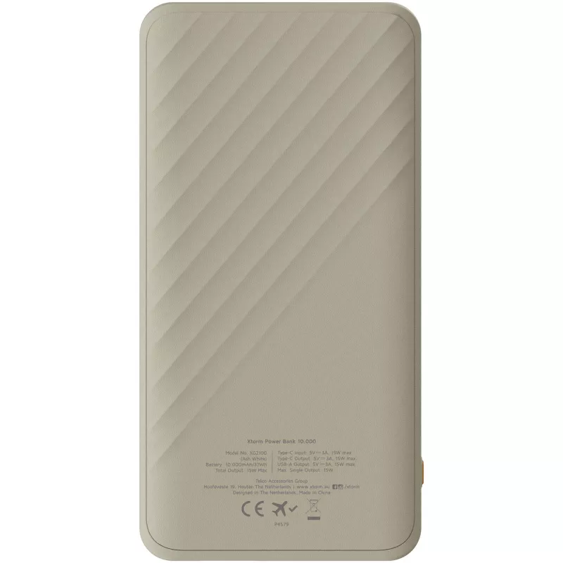 Xtorm XG210 Go2 powerbank 15 W 10 000 mAh z szybkim ładowaniem - Sandstone (12441191)