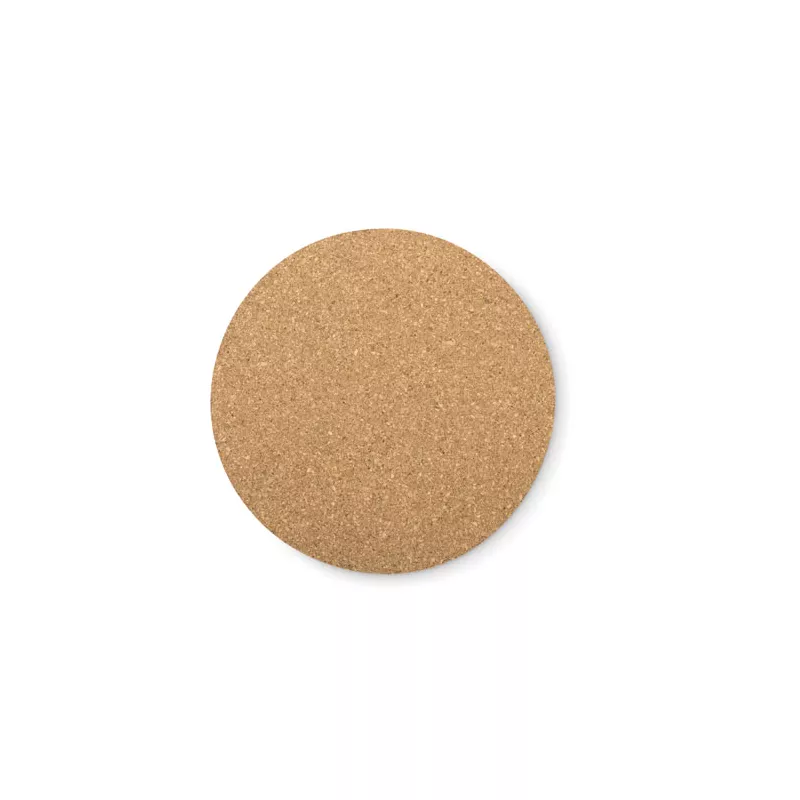 Podkładka korkowa okrągła 10 cm BIERPON - Drewna (MO9298-40)