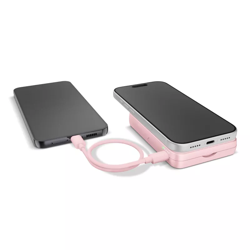 Fresh 'n Rebel Powerbank bezprzewodowy 10000 mAh kompatybilny z MagSafe - różowy (LT49745-N0076)
