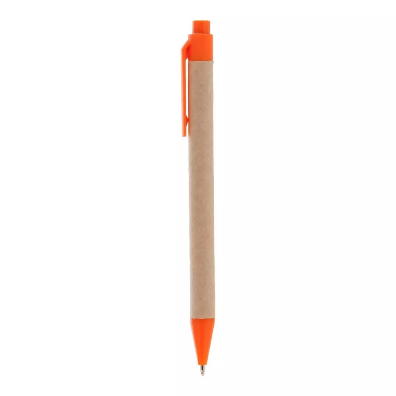 Notatnik ok. A5 z długopisem | Salvatore - pomarańczowy (V2389-07)