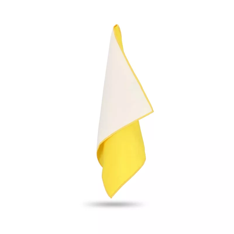 R-PET Szybkoschnący ręcznik 40×80 cm z woreczkiem, sublimacja. - żółty (LT97214-N0041)