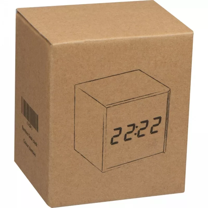 Zegar biurkowy EILEEN - beżowy (4246213)