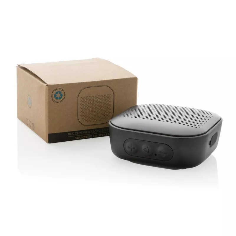 Głośnik bezprzewodowy 3W Soundbox - czarny (P329.971)