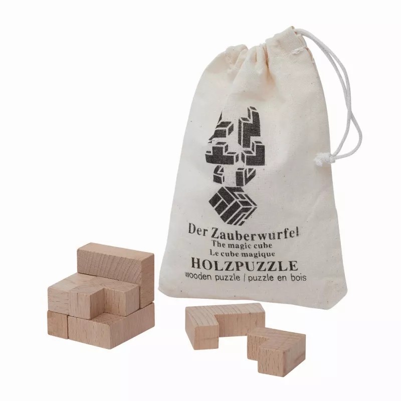 Trójwymiarowe puzzle drewniane - Drewno (56-0501032)
