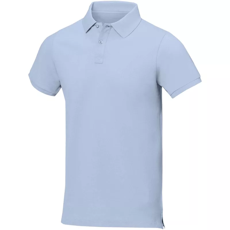 Męskie polo Calgary z krótkim rękawem - Niebieski mgła (38080-MISTBLUE)