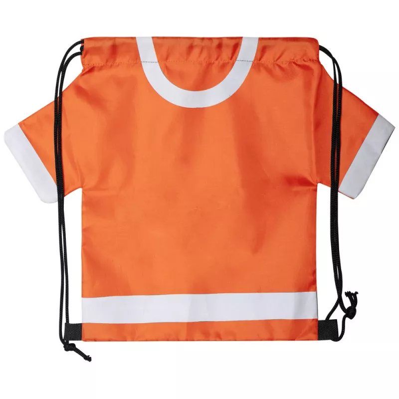 Worek ze sznurkiem "koszulka kibica", rozmiar dziecięcy - pomarańczowy (V8173-07)