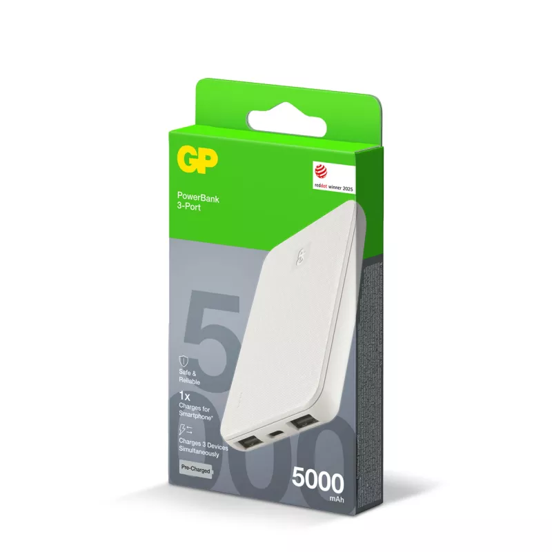 GP B+ Series Powerbank 5000 mAh - beżowy (LT45101-N0055)