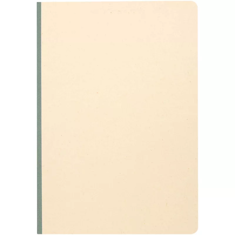 Liliana notatnik A5 z trzciny cukrowej z miękką okładką z RPET - Zielony melanż (10612561)