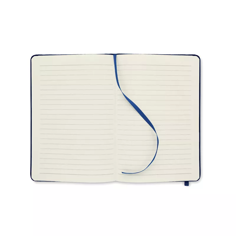 Notes A5 w okładce z RPET 80 kartek w linię NOTE RPET - Niebieski (MO9966-04)