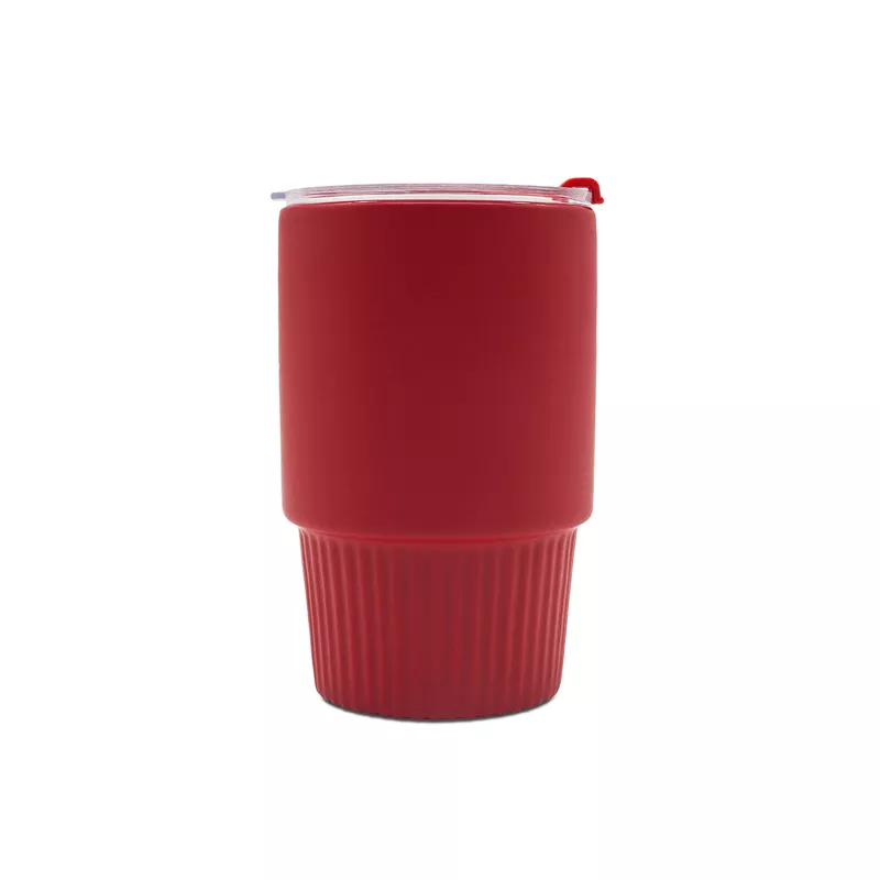 Kubek ceramiczny Azzurro 440 ml - czerwony (R85323.08)