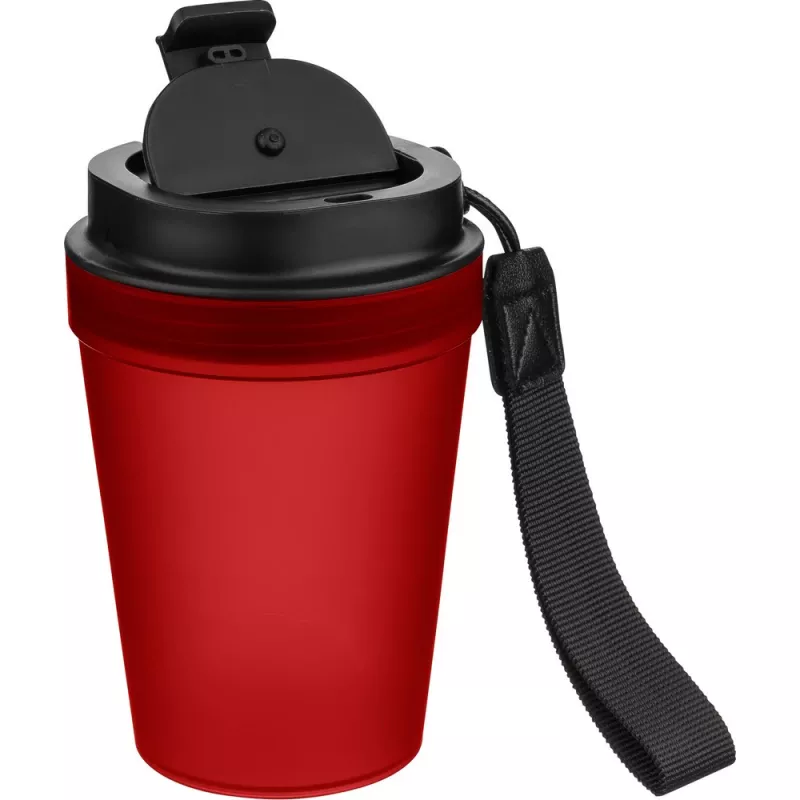 Kubek podróżny 350 ml - czerwony (VB287-05)