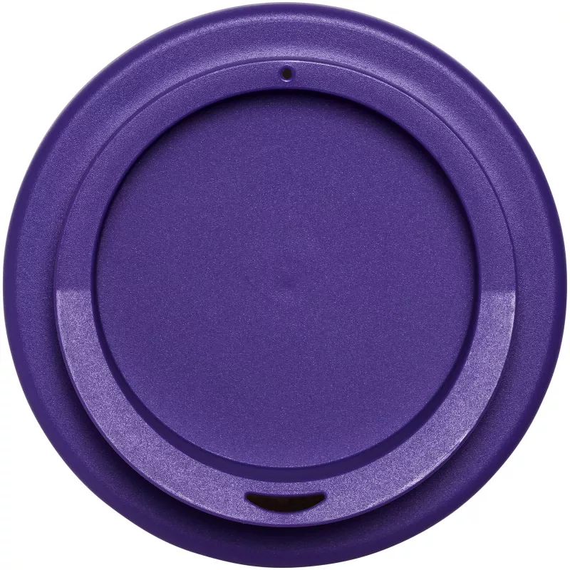 Kubek termiczny z serii Americano® o pojemności 350 ml z uchwytem - Biały-Fioletowy (21000213)