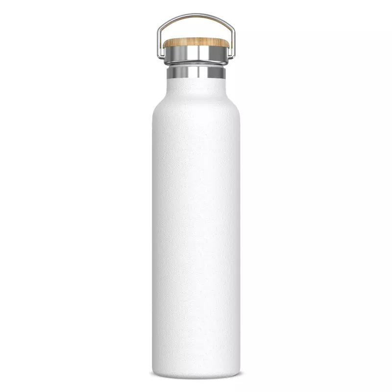 Butelka termiczna z podwójnymi ściankami Ashton 650ml - biały (LT98883-N0001)
