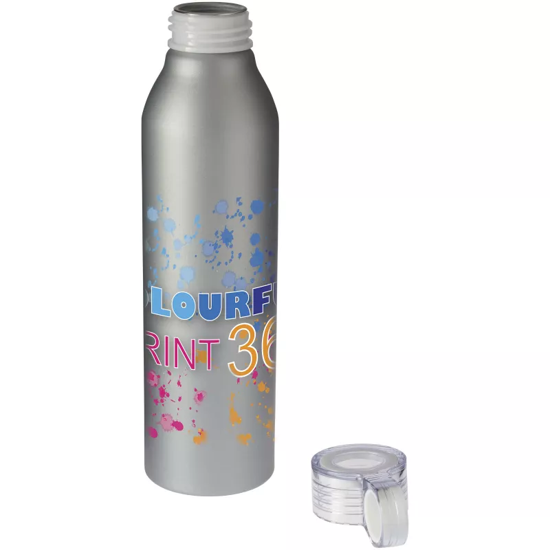 Aluminiowa butelka sportowa Grom 650 ml - Srebrny (10046301)