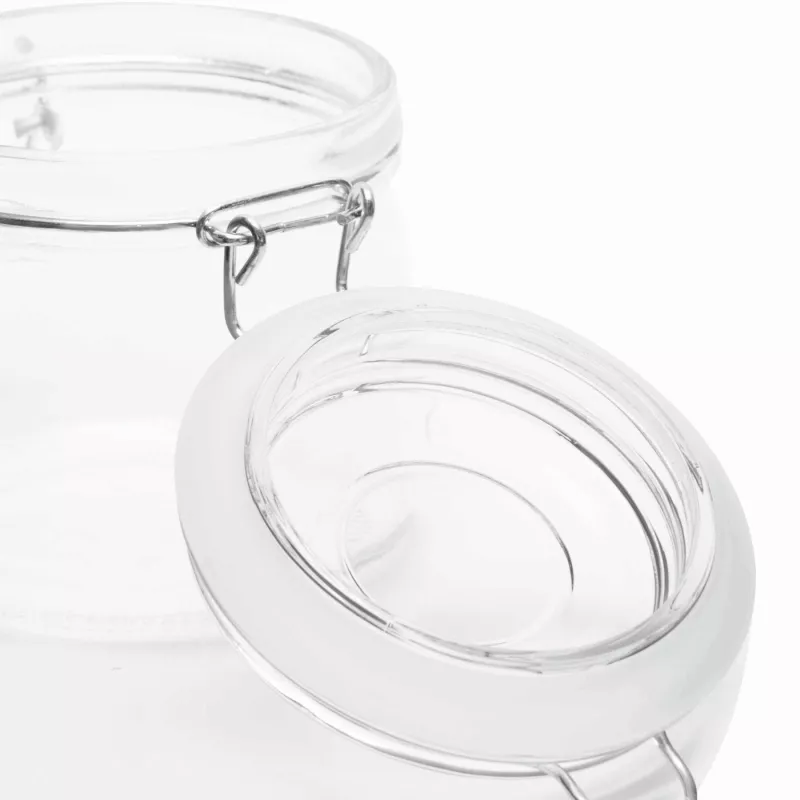 Szklany słoik, pojemność ok. 500 ml - transparentny (56-0306046)