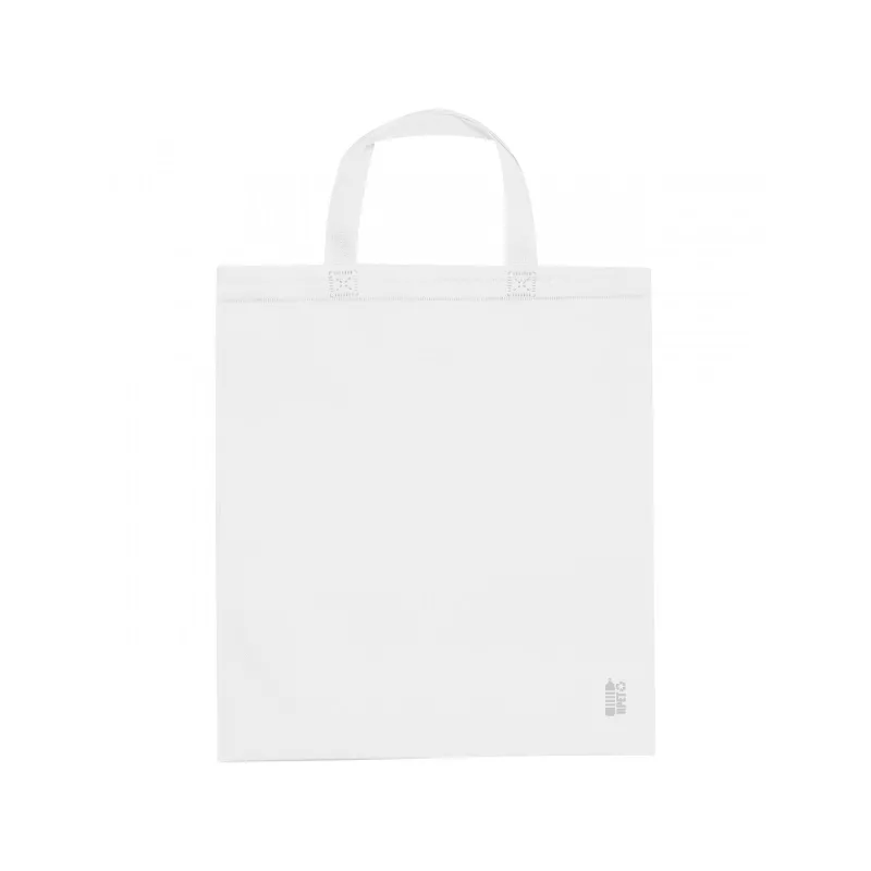 Torba non-woven 36 x 41 cm z krótkimi uszami 80g/m2 - biały (6480406)