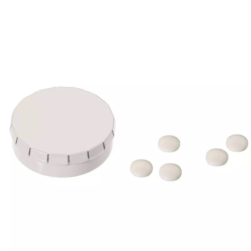 Miętówki w pudełku 'Click' - biały (LT91794-N0001)