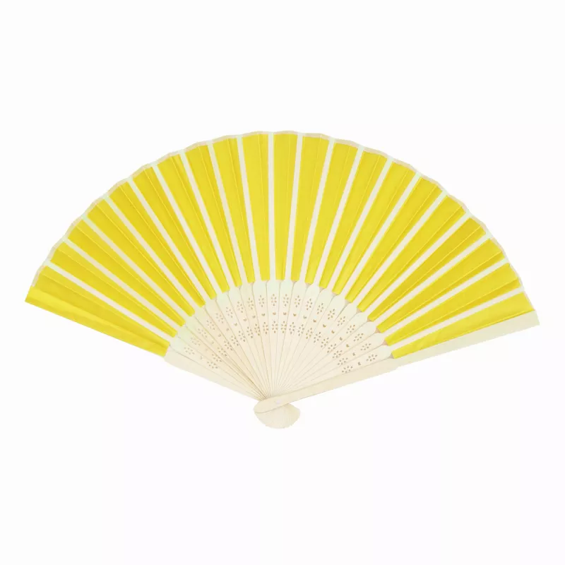 Składany wachlarz - żółty (56-0906037)