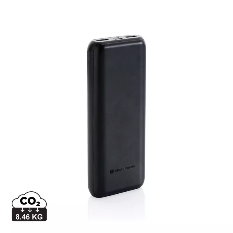 Szybki power bank 20000 mAh Urban Vitamin - czarny (P322.751)