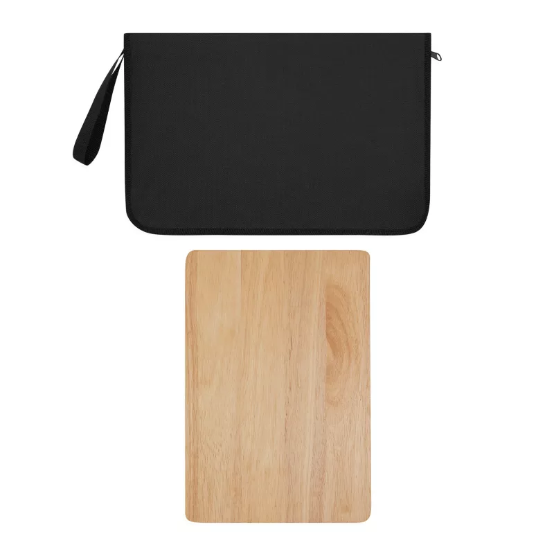 Deska ze sztućcami - brązowy, srebrny (56-0301152)