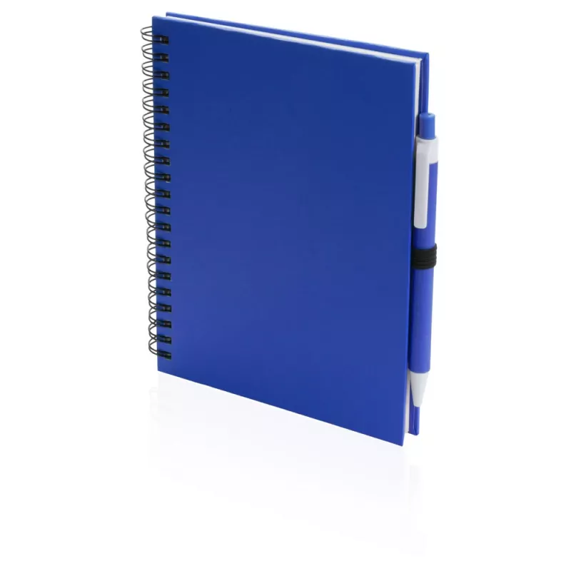 Notatnik ok. A5 z długopisem - niebieski (V2795-11)